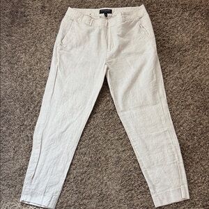 Banana Republic Cream Trousers